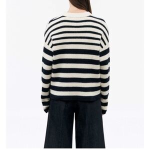 Tiger of Sweden Striped Black and White Sweater